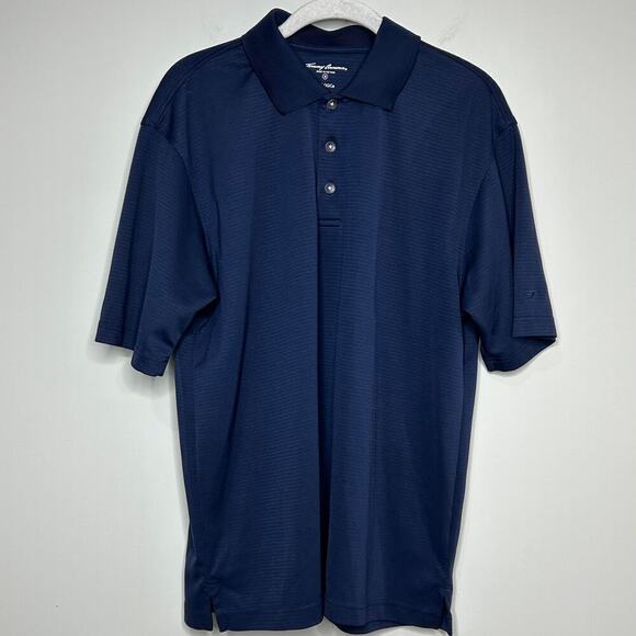 Tommy Armour Blue Golf Polo Shirt Size M Dri-Logic Short Sleeves - Picture 1 of 10